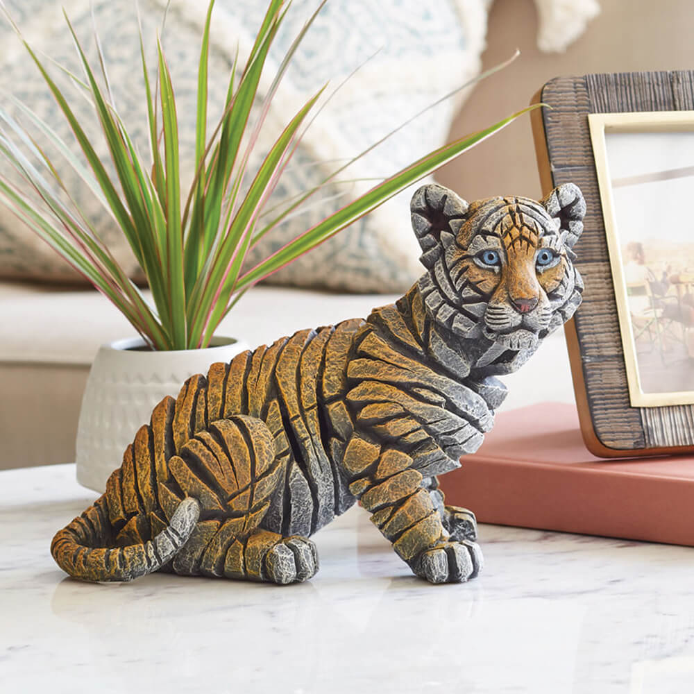 Edge Sculpture Tiger Cub Figure alternate view 5 - SKU EE6005339