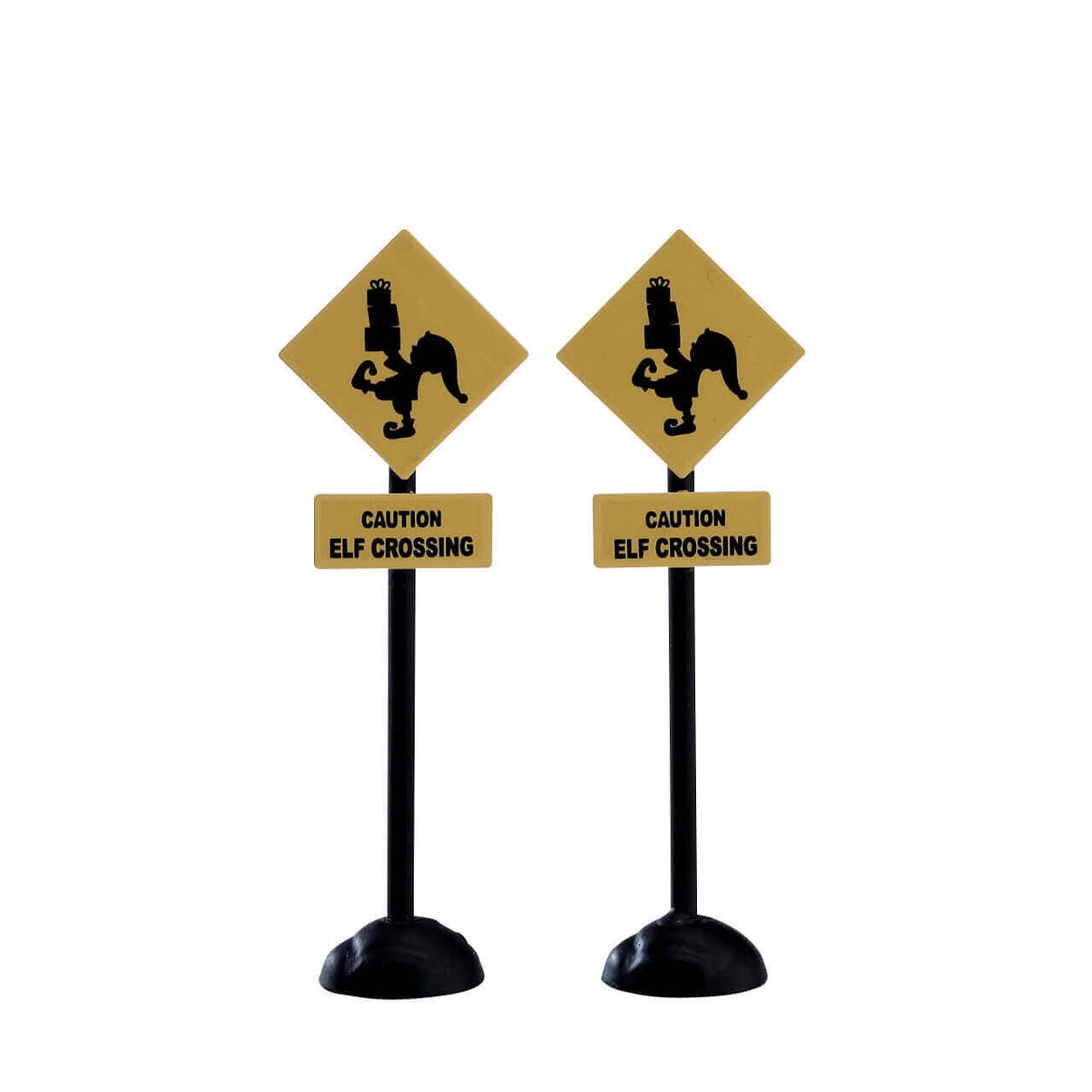 Elf Crossing Sign, Set of 2 – Lemax alternate view
