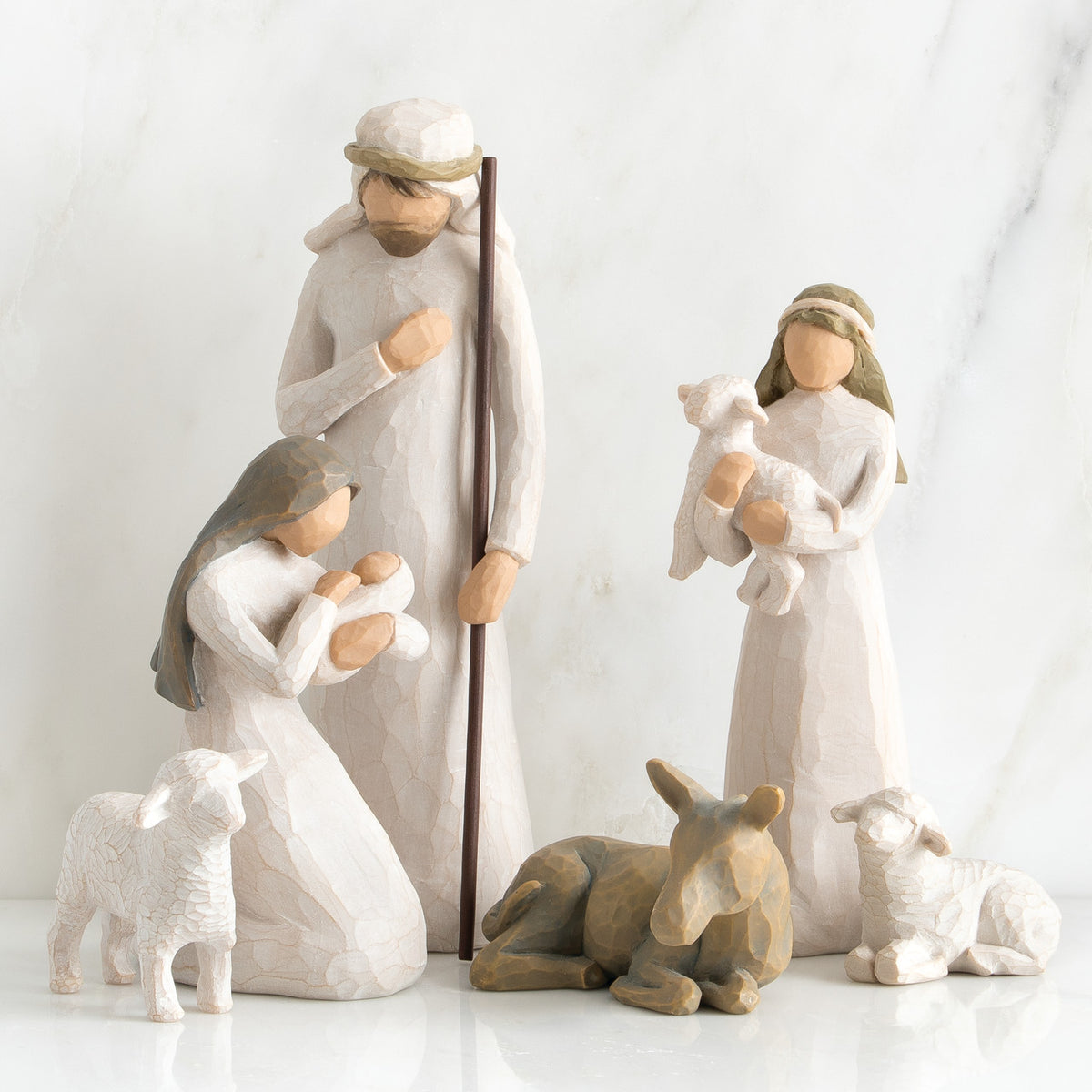 Willow Tree Nativity six-piece set, SKU 26005, alternate view 3
