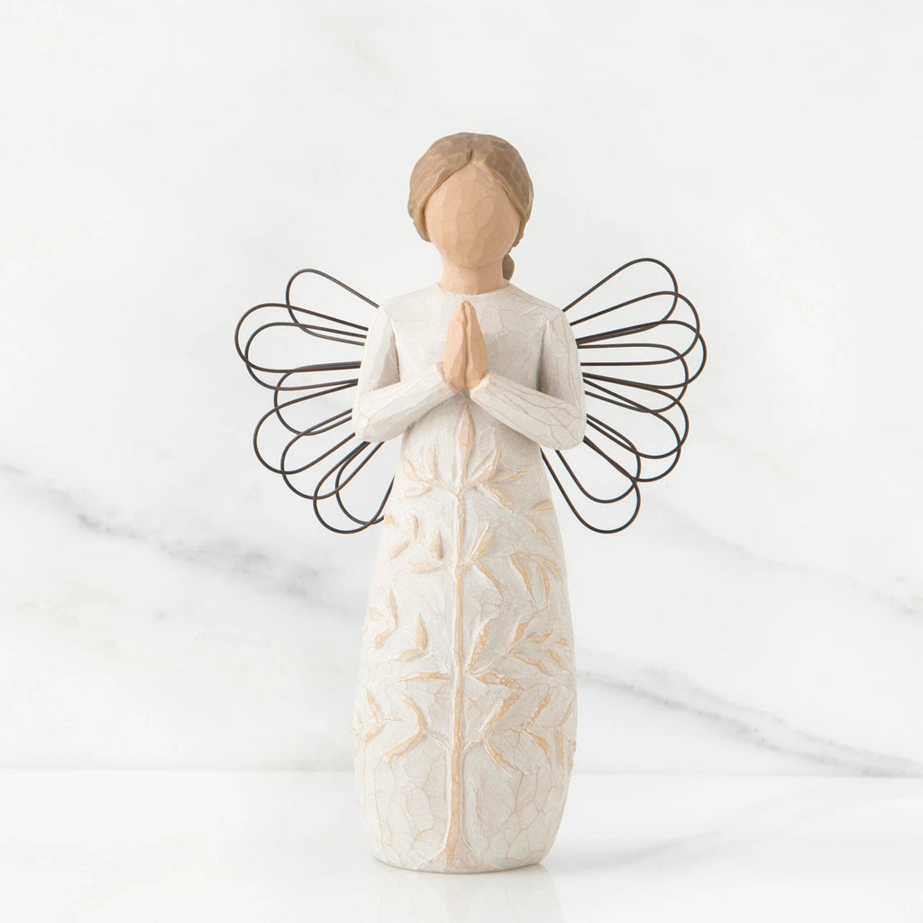 Willow Tree A Tree, A Prayer angel alternate front view – SKU 26170