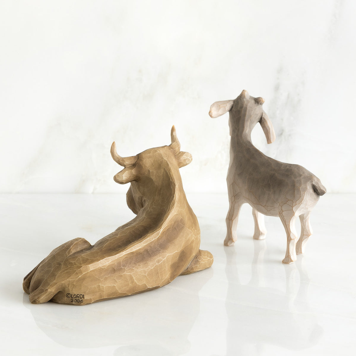 Willow Tree Ox and Goat 26180 - view 3