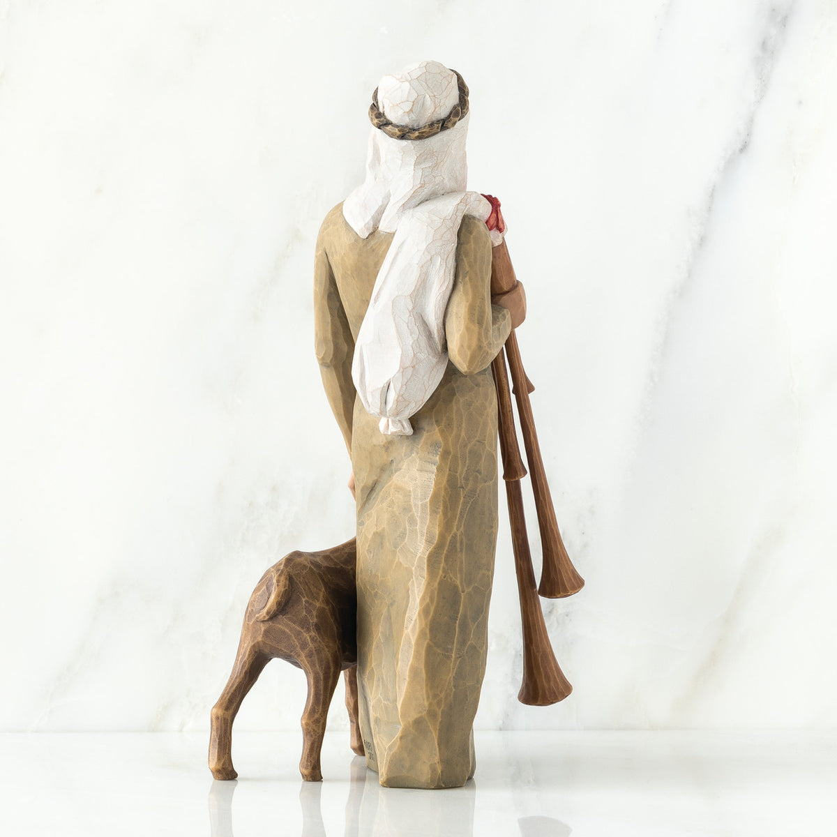 Willow Tree Zampognaro Shepherd with Bagpipe, SKU 27183 – view 2