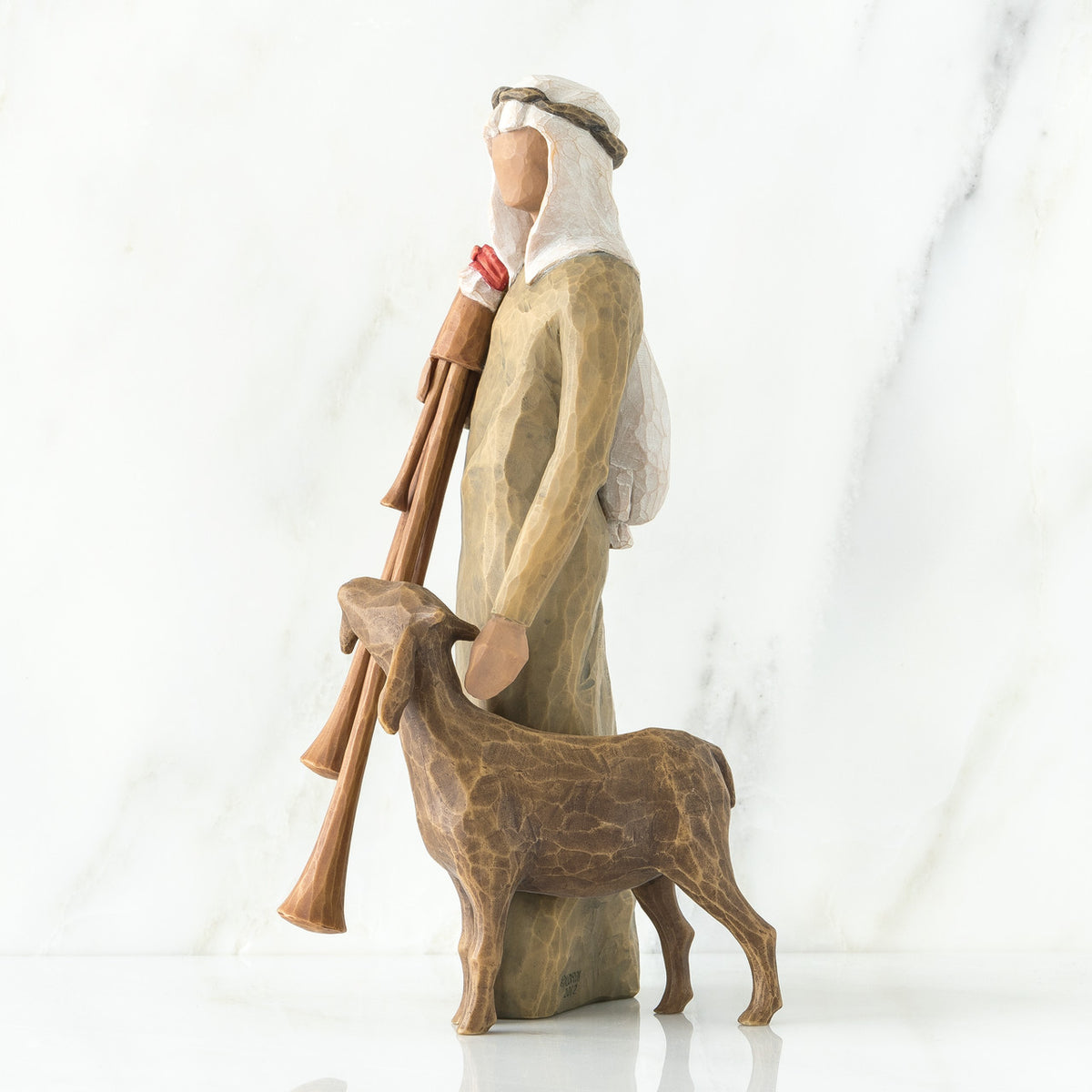 Willow Tree Zampognaro Shepherd with Bagpipe, SKU 27183 – view 3