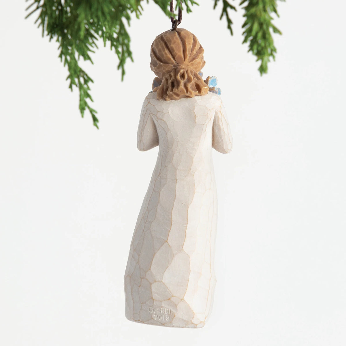 Willow Tree Forget-Me-Not Ornament, SKU 27911 – view 2